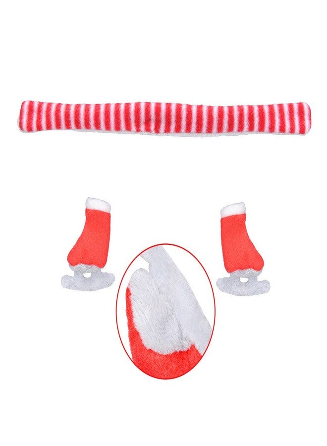 E-TING Santa Clothing Scarf + Ski Shoes for elf Doll - Image 3